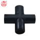 4 Way Fabricated Fitting Excellent Chemical Stability No Leakage Good Flexibility