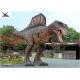 Attractive Animatronic Jurassic Dinosaur Garden Ornaments Mouth Movement With Sounds