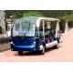 Blue Electric Sightseeing Bus Trojan Battery Powered Electric Tour Bus
