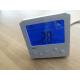 Button Control Fan Coil Unit Thermostat LCD Display With Electric Heater Function