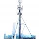 5G Microcell Telecom 20m Roof Mount Antenna Tower Climbable ISO9001