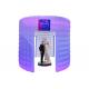 360 Led Photo Booth Enclosure Black Cube Led Inflatable Photo Booth With 2 LED Light