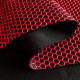 Anti Slip Silicone Leather Fabric Printed Honeycomb Faux Leather