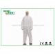 Workwear Non-Woven Type 5 Disposable Coverall With Hood And Feetcover For Protect Body