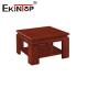 Chinese Paint Small Square Table Simple Wooden Tea Table Balcony Square Tea Table