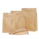 Stand up kraft paper food gift bags with window Self Sealing Envelope Pouch Bag