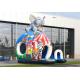 Elephant Disco Inflatable Bouncer Fun Circus Outdoor Bounce House For Kids
