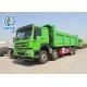 new A7 Heavy Duty Dump Truck 8x4 420hp Euro II Engine Green Color