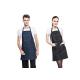 Solid Color Womens Kitchen Aprons Comfortable Wide Straps Collar Neck Hanging Design