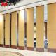 130mm Thick Soundproof Operable Partition Wall 8m High Fabric Aluminum