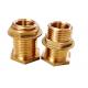 1/2 Female NPT 3/4 Male GHT Solid Brass Water Tank Connector Bulkhead Fitting