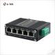 PoE Switch 4 Port 10/100/1000BASE-T 802.3at To 1-Port Gigabit RJ45 Uplink Ethernet Switch
