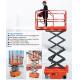 Self Propelled Elevating Work Platforms , CE Hydraulic Electric Aerial Lift Scaffolding