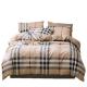 4 Pcs Solid Pattern 100% Pure French Soft Durable Flax Linen Bedding Duvet Cover Sets
