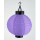 Purple Solar Powered Hanging Lanterns , Outdoor Solar Lanterns 20x20cm