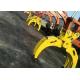 Wear Resistant Backhoe Excavator Grapple Attachment For Structure Demolition