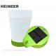 Multifuctional solar cup light with safey material,can fill hot water