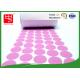 Durable White / Pink Small Dots In Rolls With 10mm - 150mm Diameter