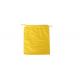 Promotion Plastic Drawstring Bag Sustainable CPE Yellow Recycled Material