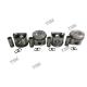4PCS  Factory Outlet Piston With Rings For Yanmar 4TNV88 Engine