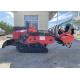 35hp Diesel Engine Mini Crawler Tractor Walking Paddy Rubber Crawler Tractor With Tiller