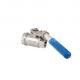 GB Standard Stainless Steel SS304 Fnpt Thread 2-PC Ball Valve with Spring Return Handle
