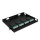 19 1U Fixed Patch Panel MPO MTP Rack Mount Distribution Panel With 4 Individule MPO Modules