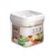 Factory Price Customized 1000Ml Square Type Airtight Plastic Dry Food Container