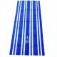 2022 New Design custom blue and white stripe printed microfiber suede beach towel with logo sand free beach towel