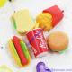 fast food eraser, 3D food eraser for promotion, gift advertising eraser