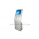 19 Inch Touch Screen Floor Standing Kiosk With Printer And Barcode Scanner