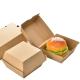 Takeaway Lunch Box Custom for Recyclable Paper Cardboard Hamburger Packaging