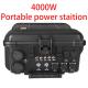 Outdoor Camping Power with Large Capacity 4000W and USB/Type-C 18W Max Solar Generator