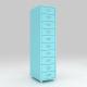 home Mobile Metal 10 Drawers Storage Cabinet  With Castor Wheels