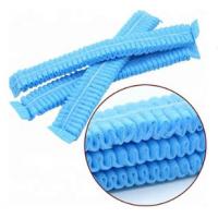Fluid Resistant Disposable Head Cap , Surgical Head Cover Ce Fda Approved