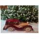 Promotional children play wooden toy  car hot sale diy wooden toy car ramp Walnut, Leather, Coak
