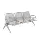 L68cm 3 Seater Waiting Chair , ISO Hospital Tools And Equipments