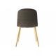 Nordic Design Coffee Dining Chair , Solid Wood Backrest Fashion Hotel Chair