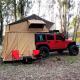 Customized Truck Pop Up Roof Top Tent Streamlined Design For Family