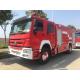 HOWO Water Foam Fire Fighting Truck , 4x2 8 Ton Emergency Rescue Vehicle