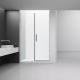 Frameless Design Easy Installation 8mm Double Glass Sliding Shower Door