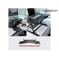 Mdf Density Board Height Adjustable Standing Desk , Home Stand Up Computer Desk