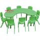 Moon Type Recycled Plastic Furniture , Green Kids Garden Furniture 0.3CBM Eco - Friednly