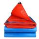Customized Color Woven PE Plastic Tarpaulin Sheet for Blue Orange Tarpaulin Fabric UV