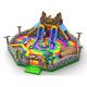 Zoo Theme  Inflatable Playground Jumping Bouncy Castle With Slide