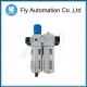 Air Control Air Pneumatic Regulator , White Drain Type Pneumatic Air Preparation