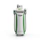 High quality green and white 5 handles 10.4 inch cryolipolysis RF cavitation slimming  machine in factory price