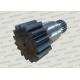 Komatsu PC200-7 Excavator Slewing Large Vertical Gear Shaft With Steel Material