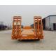 70t 60t 80t brand new china  lowbed Semi-trailer 13m 16m with 4-axles excavator trailer. excavator trailer