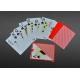 Home Plastic Coated Playing Cards , 100% Plastic Custom Playing Cards PMS Color